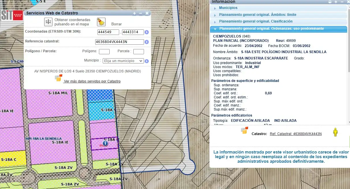 Terreny industrial en venda a Avenida de Nísperos, Los Cestos - Belén - Las Eras