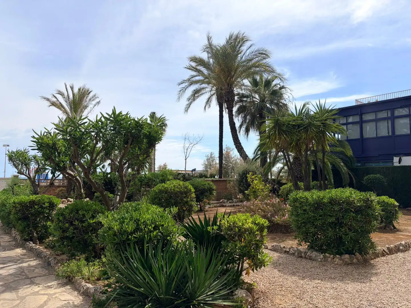 Jardín de Piso en venta en Cunit con Terraza, Amueblado y Piscina comunitaria