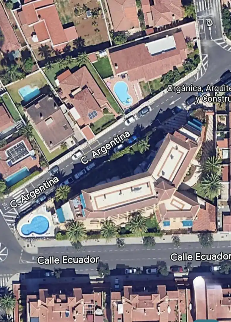 Außenansicht von Wohnung zum Verkauf in Los Realejos mit Privatgarten, Terrasse und Möbliert
