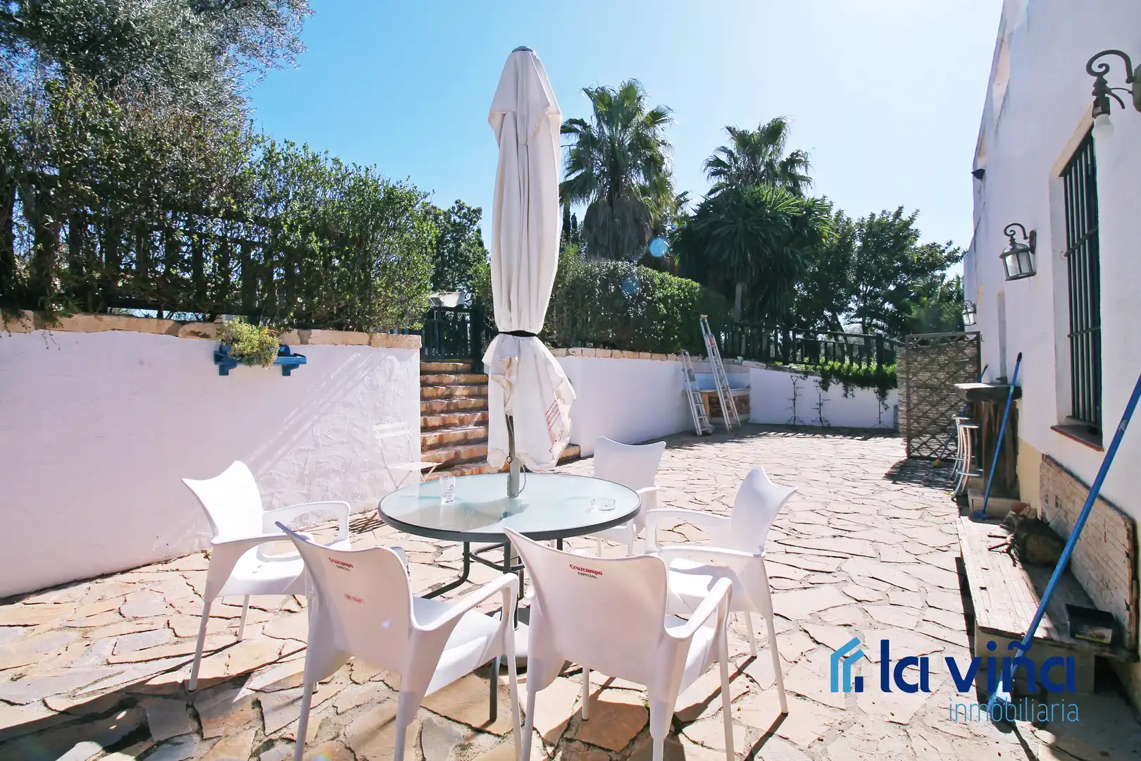 Jardín de Finca rústica en venta en Martín de la Jara con Aire acondicionado, Jardín privado y Trastero