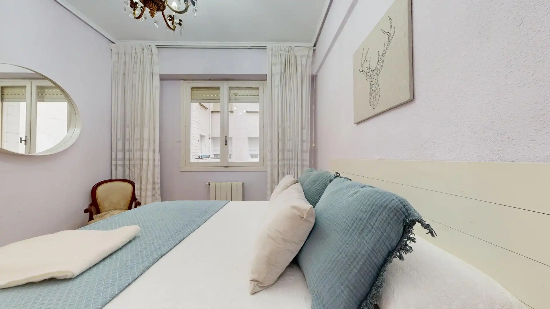 Bedroom of Flat for sale in Bilbao   with Heating and Balcony