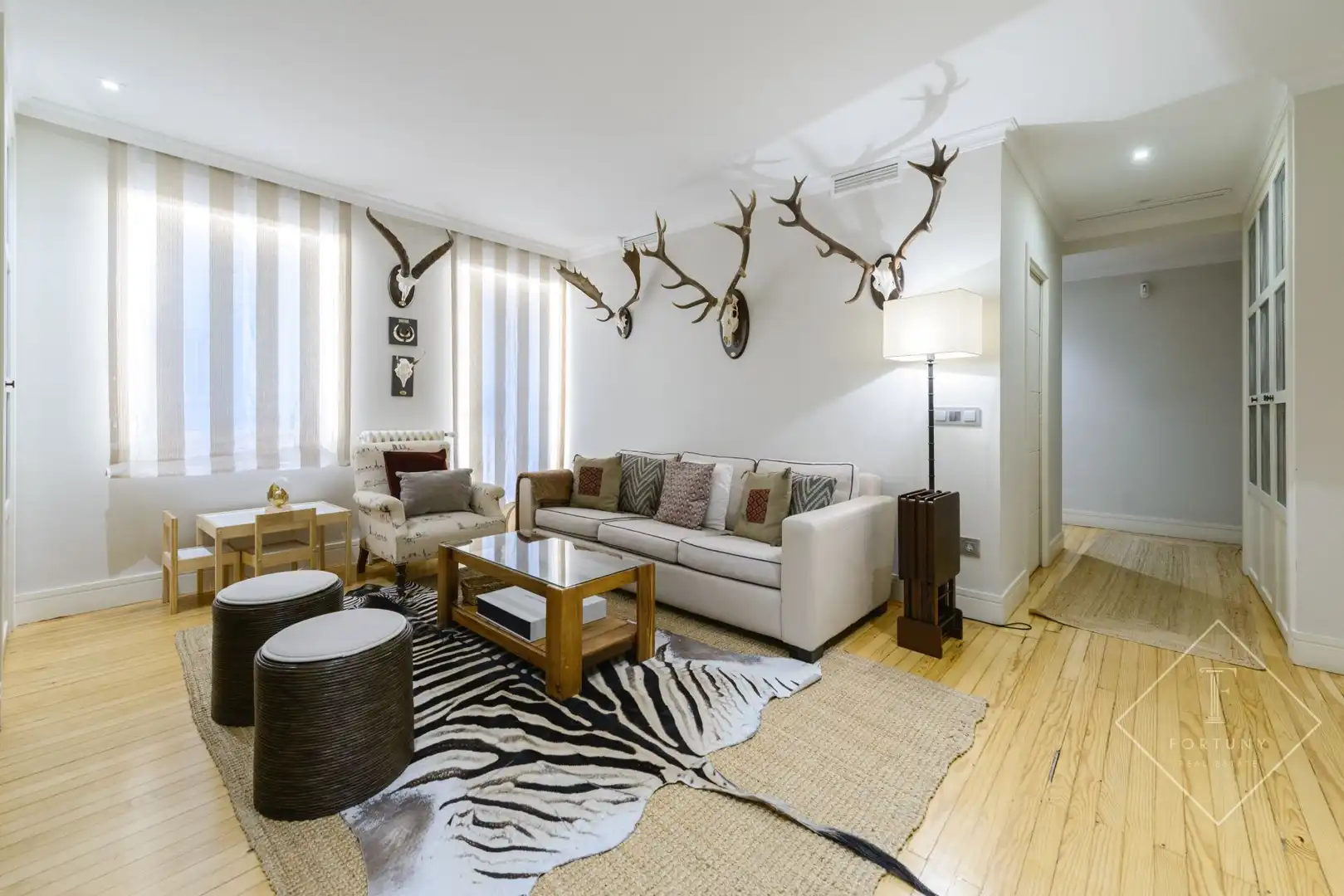 Sala d'estar de Pis en venda en Madrid amb Aire condicionat, Calefacció i Terrassa