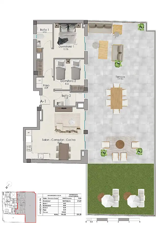 Apartament amb terrassa en venda a Santa Pola ciudad, imagen 23