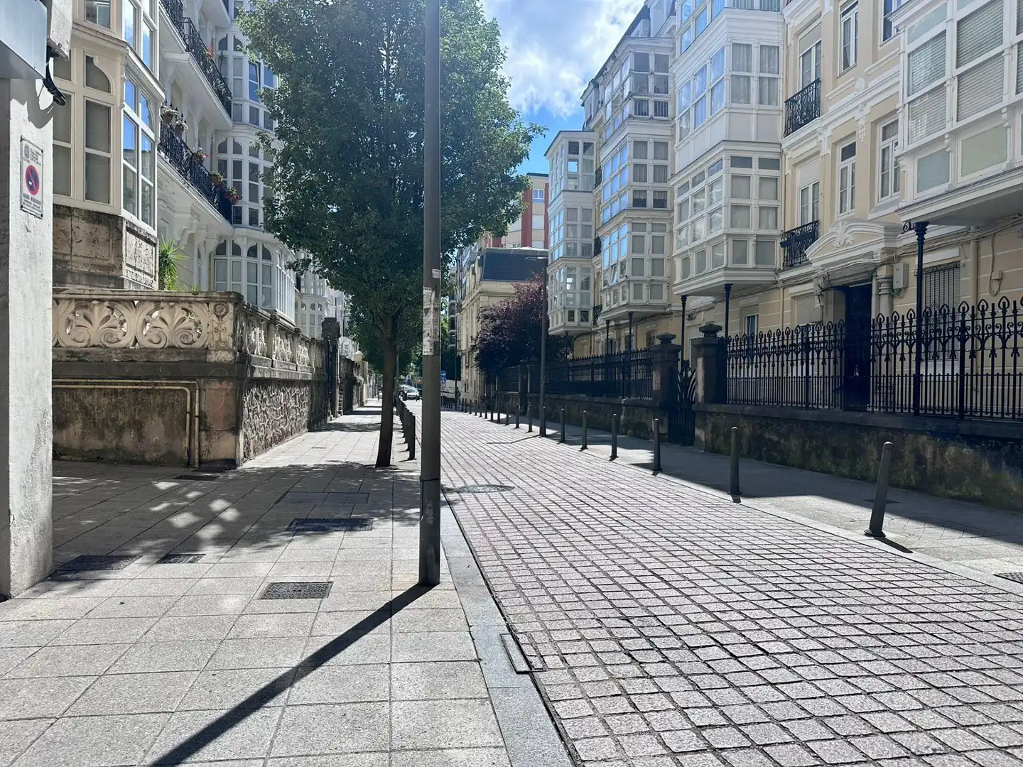 Vista exterior de Pis de lloguer en Santander amb Calefacció, Traster i Moblat