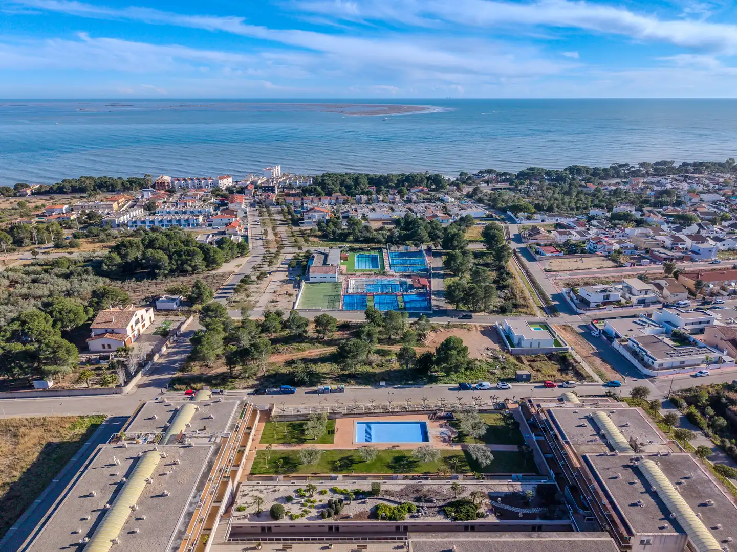 Vista exterior de Piso en venta en Alcanar con Aire acondicionado, Calefacción y Terraza
