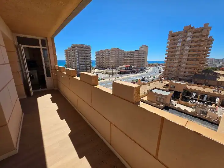 Balcony of Flat for sale in La Manga del Mar Menor  with Furnished, Alarm and Community pool