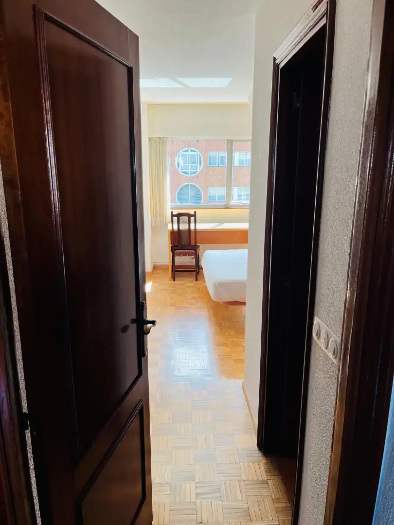 Bedroom of Flat for rent in A Coruña Capital   with Heating, Parquet flooring and Furnished