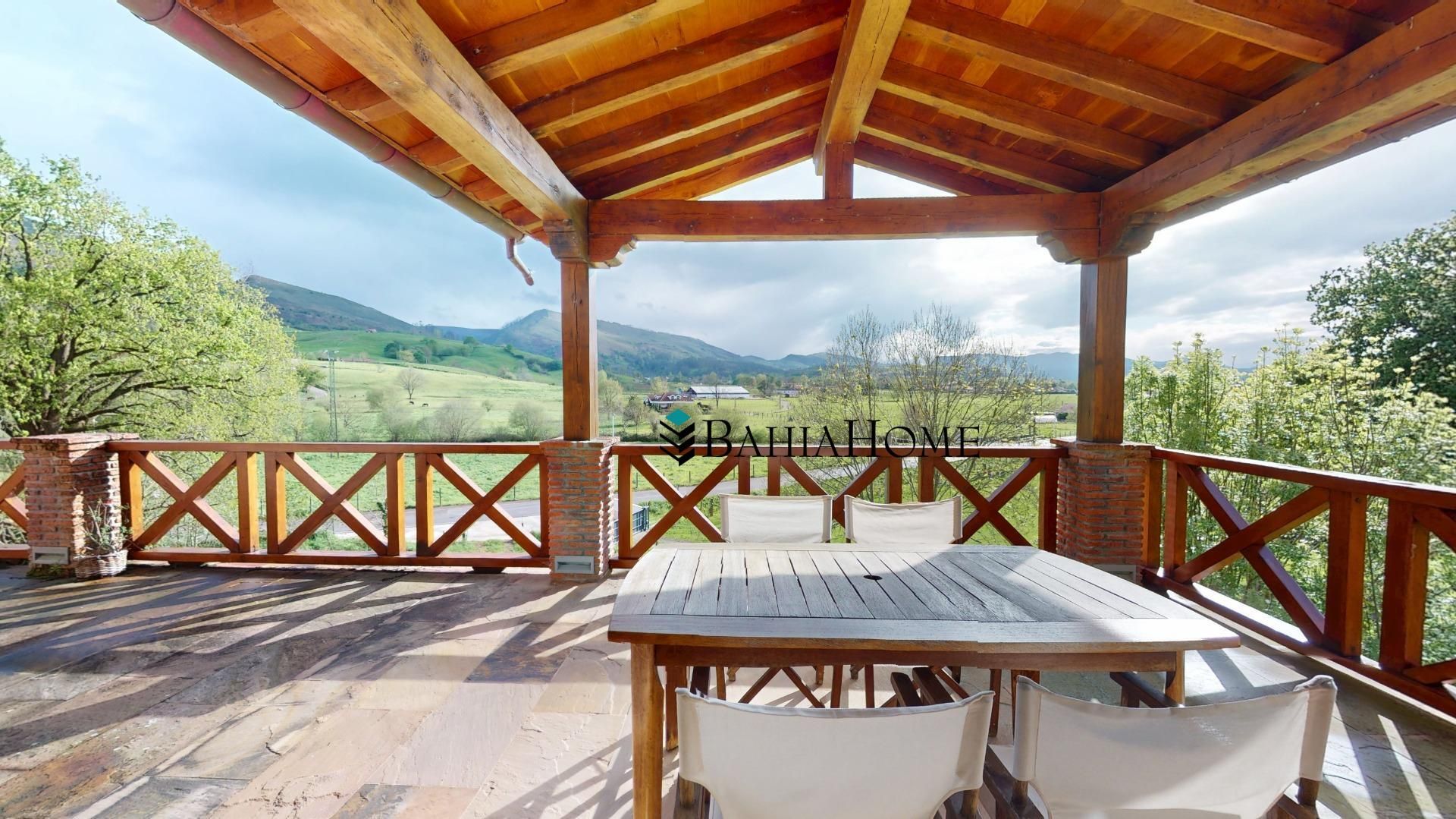 Terrassa de Casa o xalet en venda en Mazcuerras amb Calefacció, Jardí privat i Terrassa