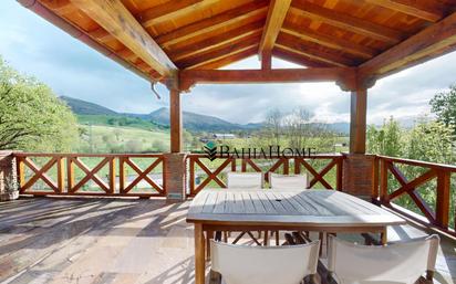Terrassa de Casa o xalet en venda en Mazcuerras amb Calefacció, Jardí privat i Terrassa