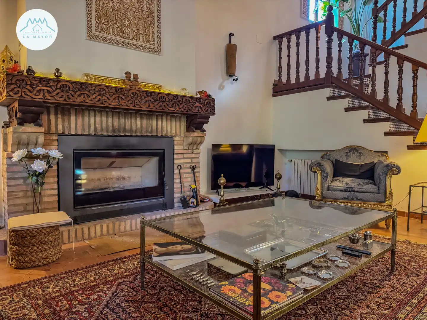 Sala de estar de Casa o chalet en venta en Piedrabuena con Calefacción, Jardín privado y Terraza