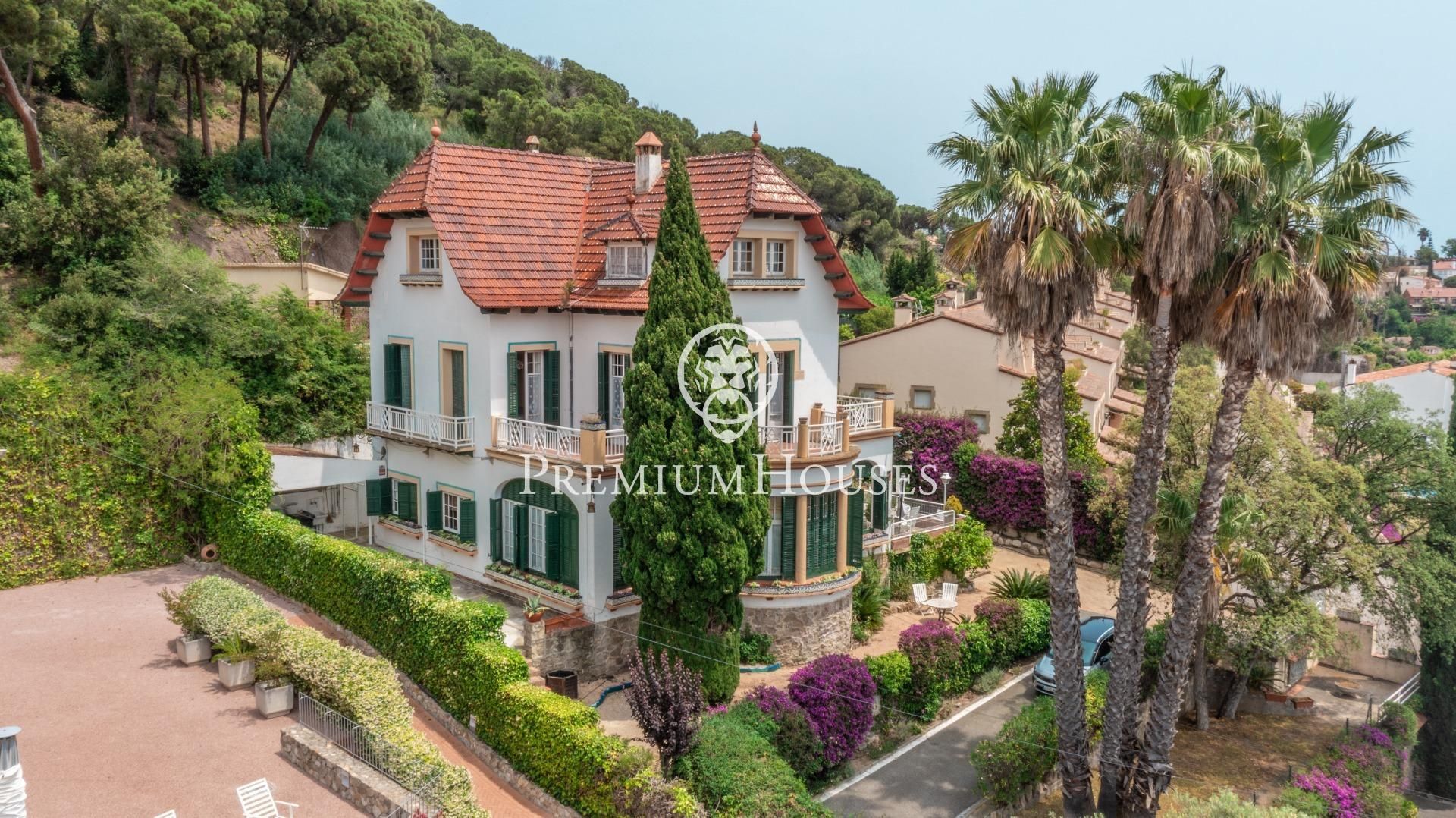 Vista exterior de Casa o xalet en venda en Sant Andreu de Llavaneres amb Calefacció, Jardí privat i Terrassa