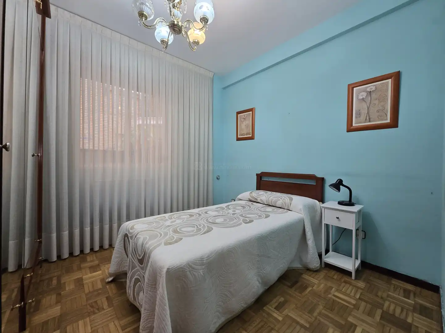 Bedroom of Flat for sale in  Logroño  with Heating, Parquet flooring and Terrace