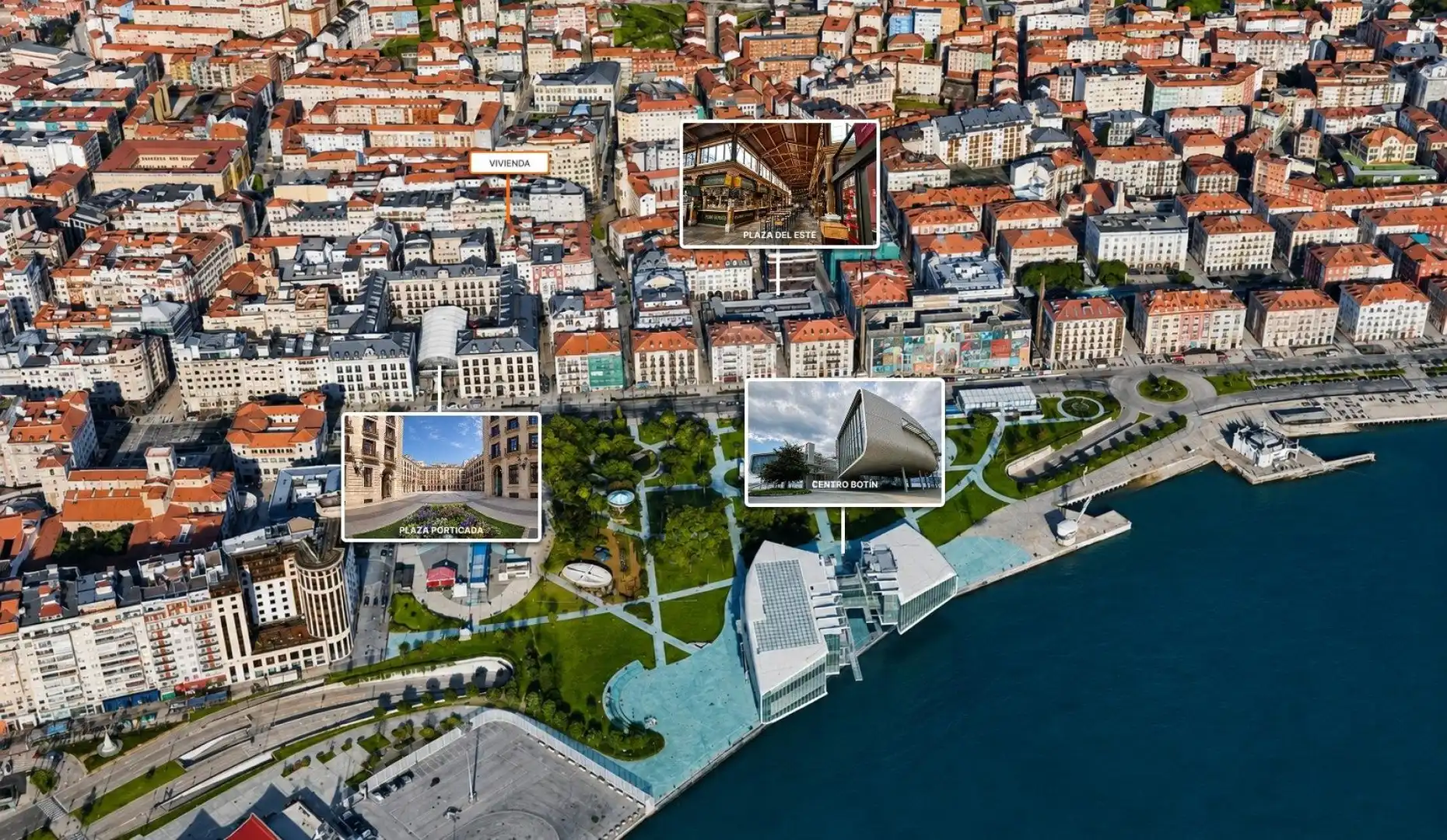 Vista exterior de Piso en venta en Santander con Calefacción, Terraza y Amueblado