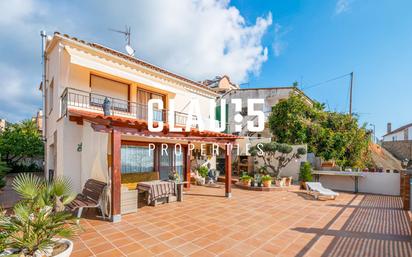 Exterior view of House or chalet for sale in Pineda de Mar  with Heating, Private garden and Terrace