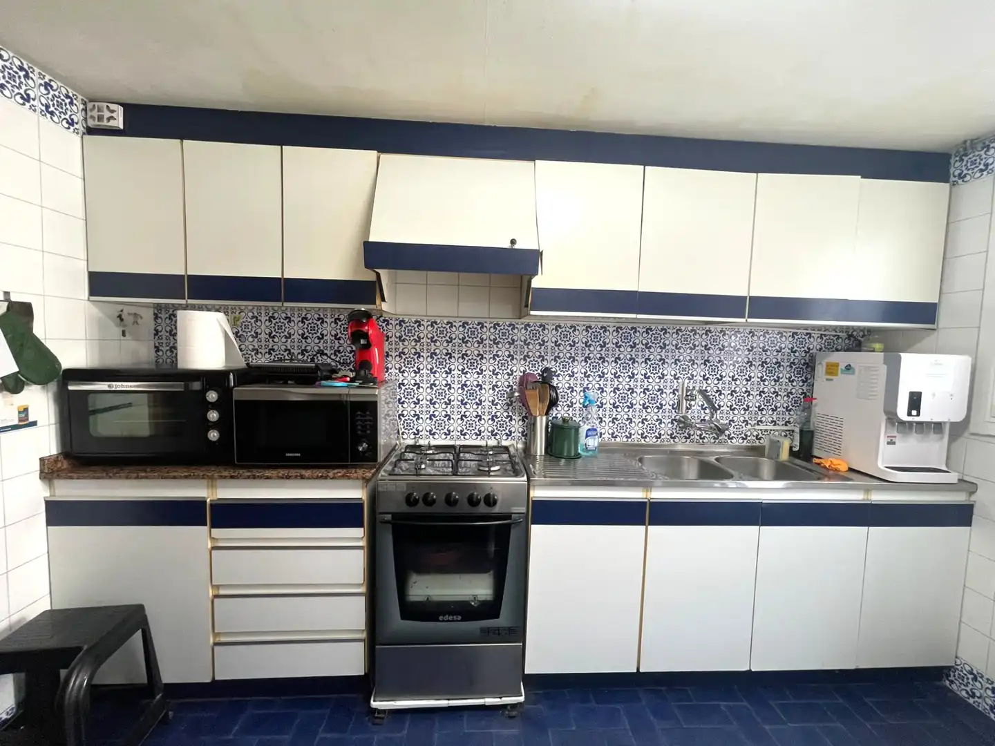 Kitchen of Flat for sale in Valencia  with Furnished and Balcony