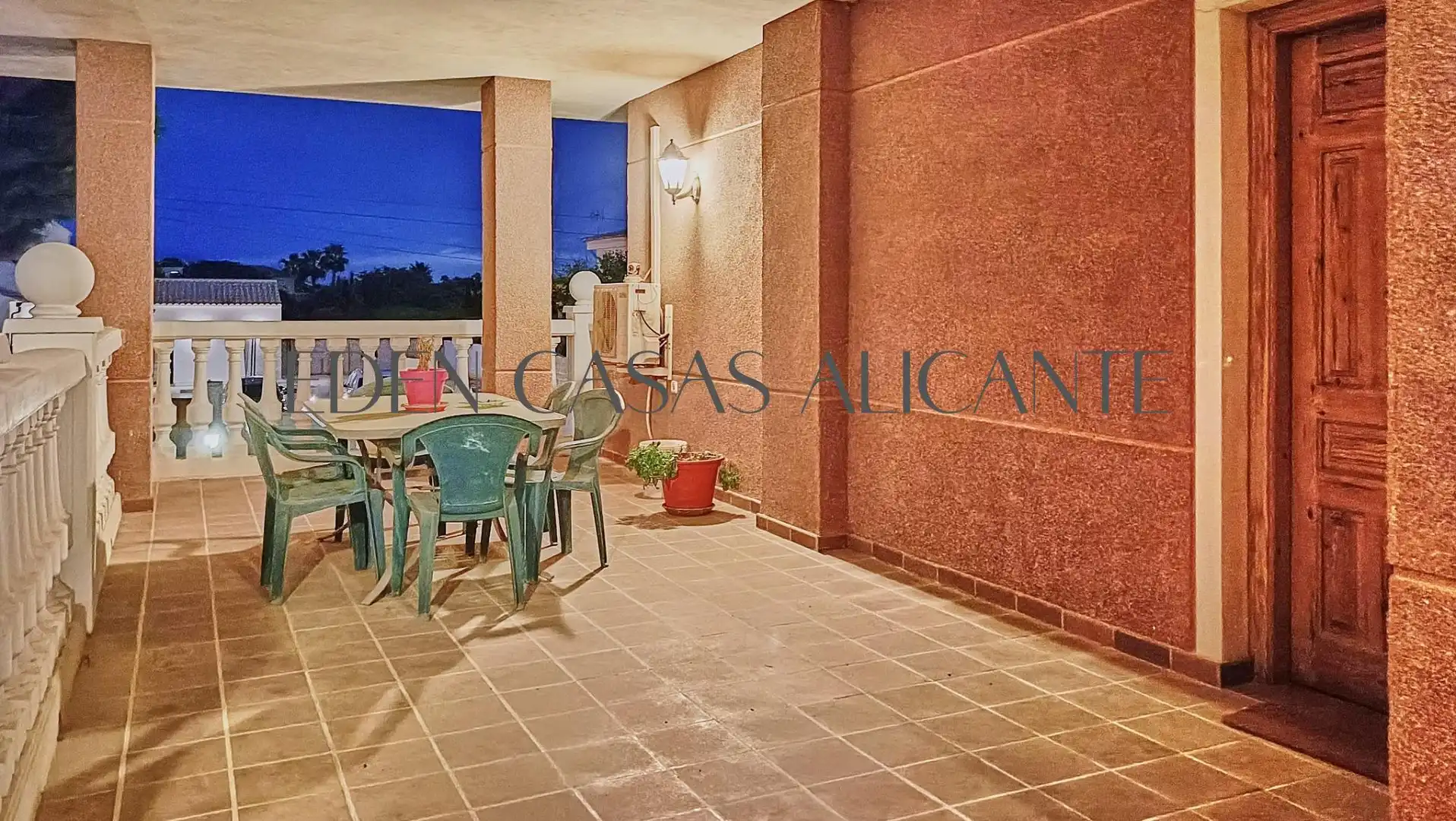 Terraza de Casa o chalet en venta en Mutxamel con Aire acondicionado, Jardín privado y Terraza