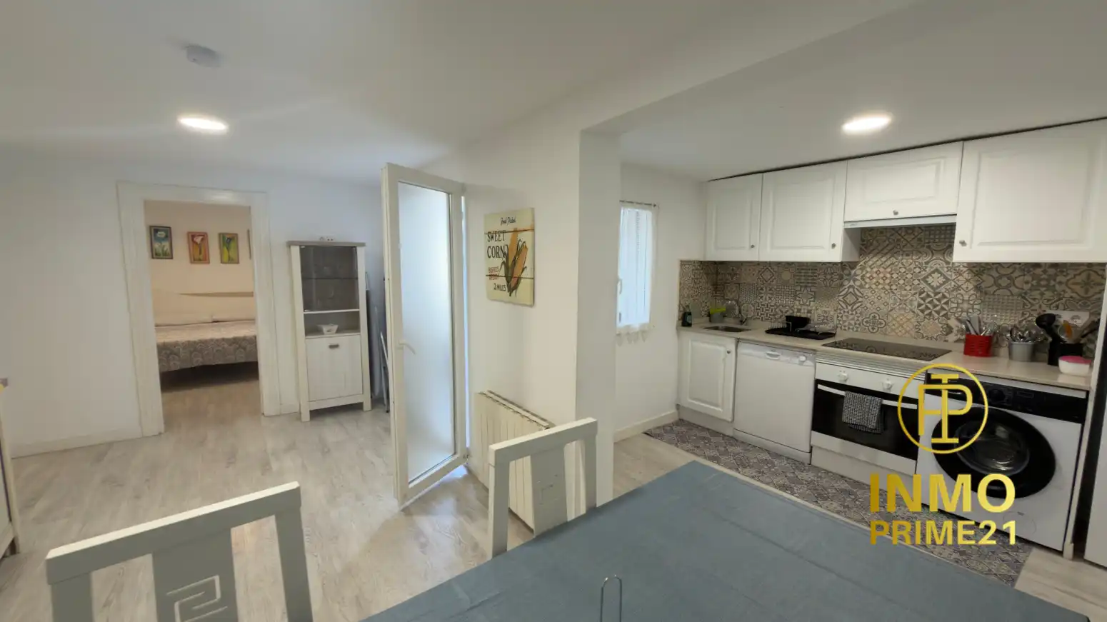 Küche von Wohnung zum Verkauf in San Vicente de la Barquera mit Heizung, Privatgarten und Parkett