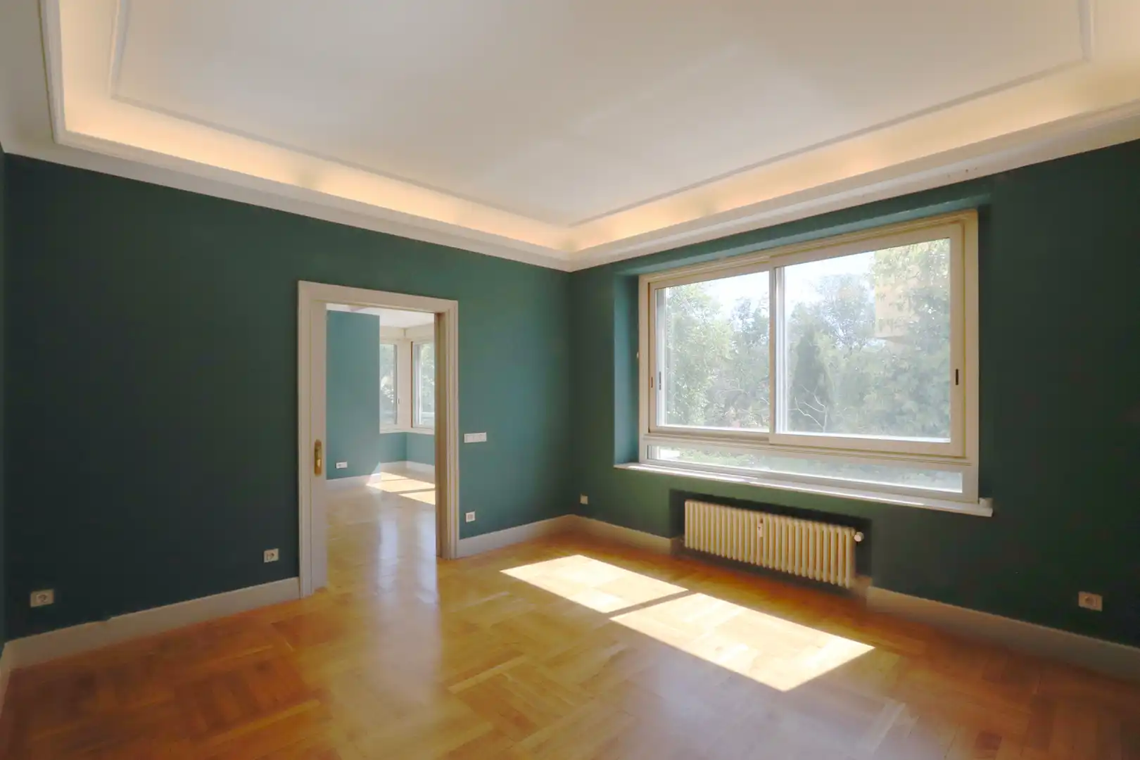 Bedroom of Flat for rent in Madrid  with Air Conditioner, Heating and Parquet flooring