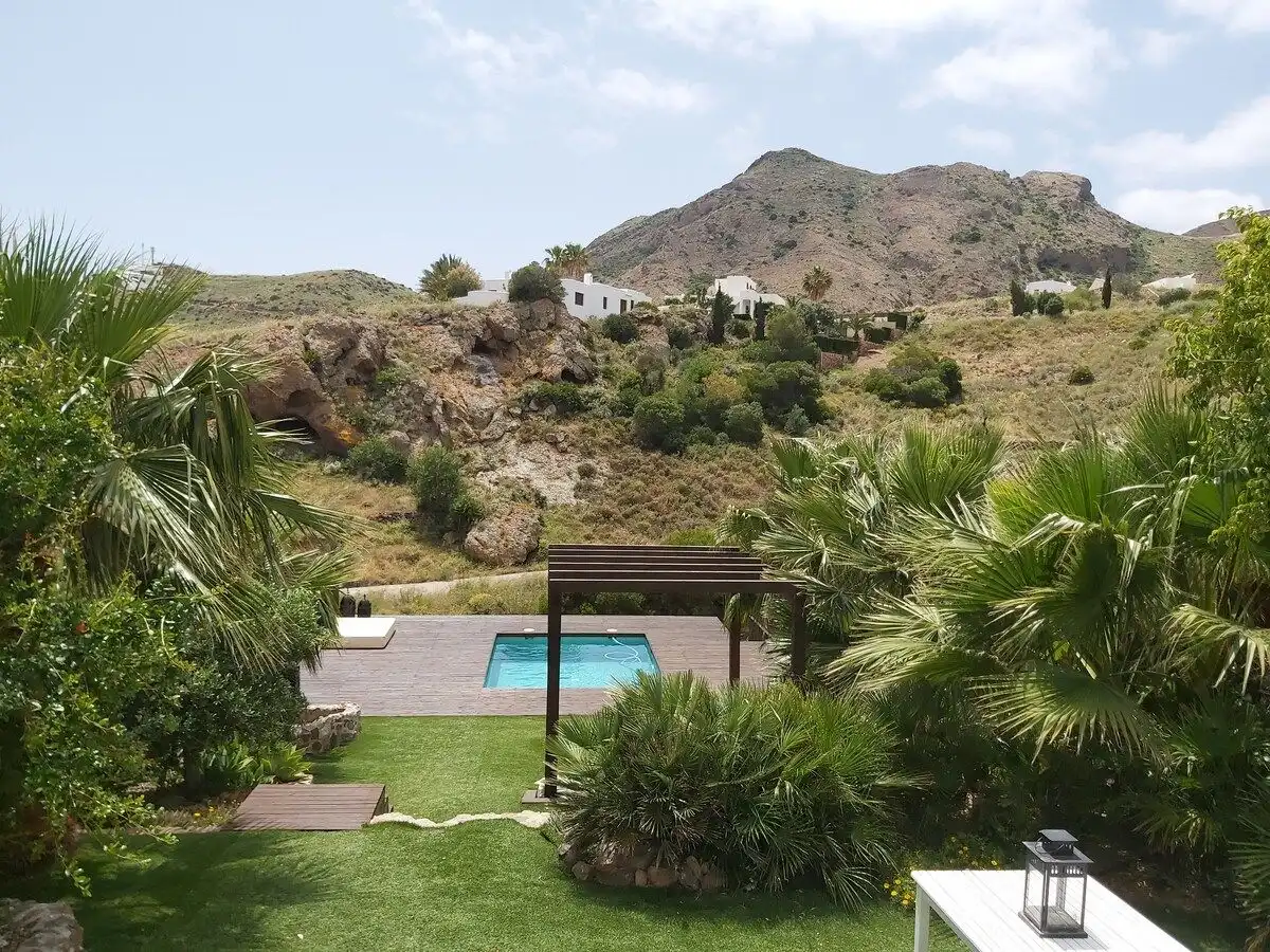 Jardí de Casa o xalet de lloguer en Las Negras