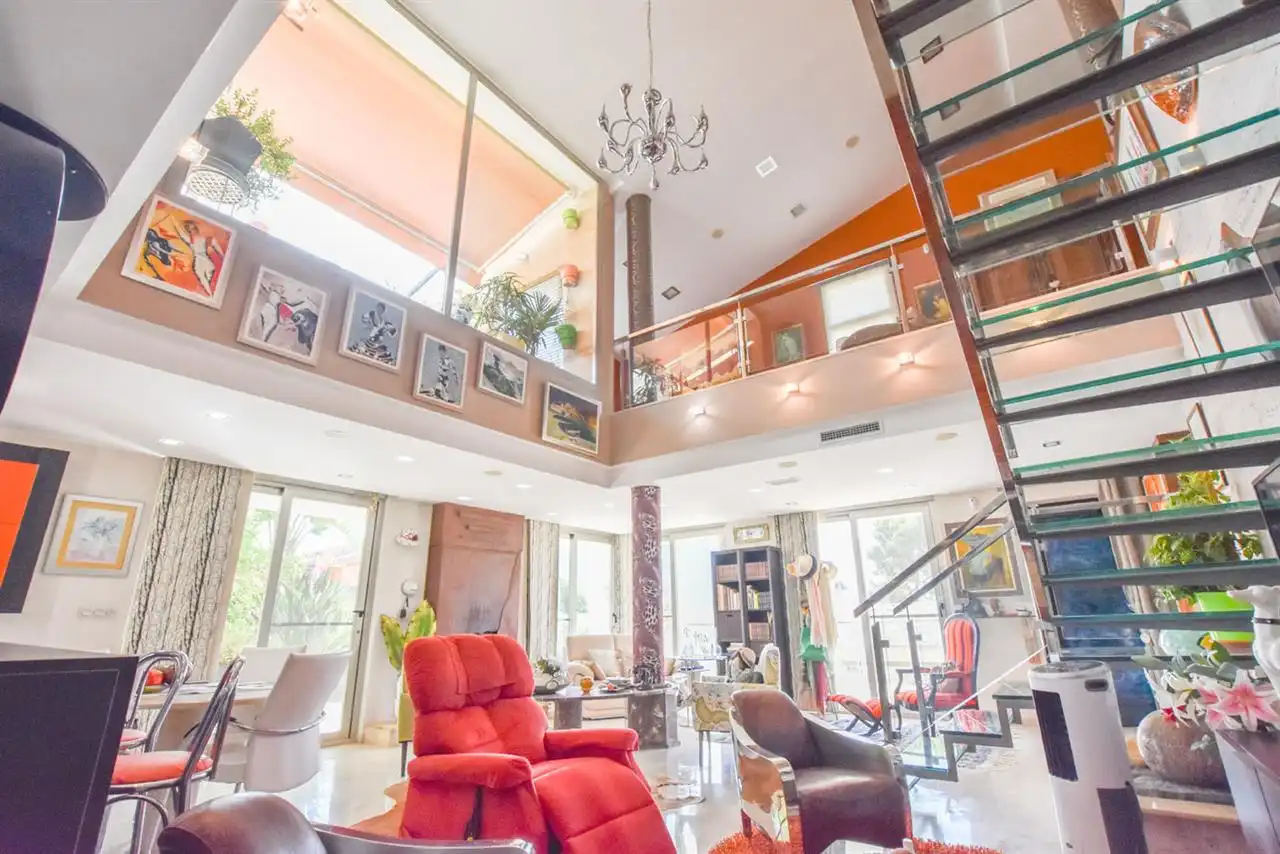 Sala de estar de Casa o chalet en venta en Águilas con Aire acondicionado, Jardín privado y Trastero