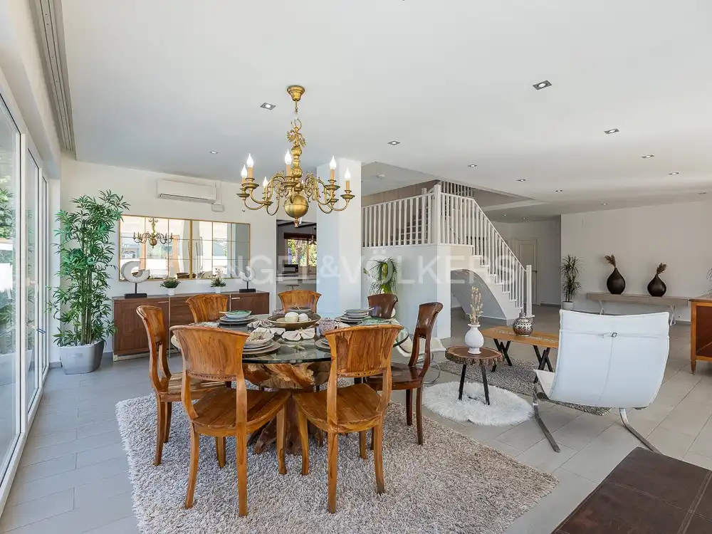 Dining room of Houses for rent in Bétera  with Air Conditioner, Heating and Private garden