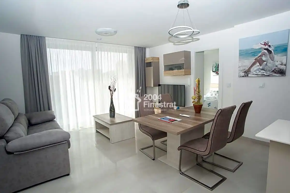 Wohnzimmer von Wohnung zum Verkauf in Finestrat mit Klimaanlage, Terrasse und Möbliert