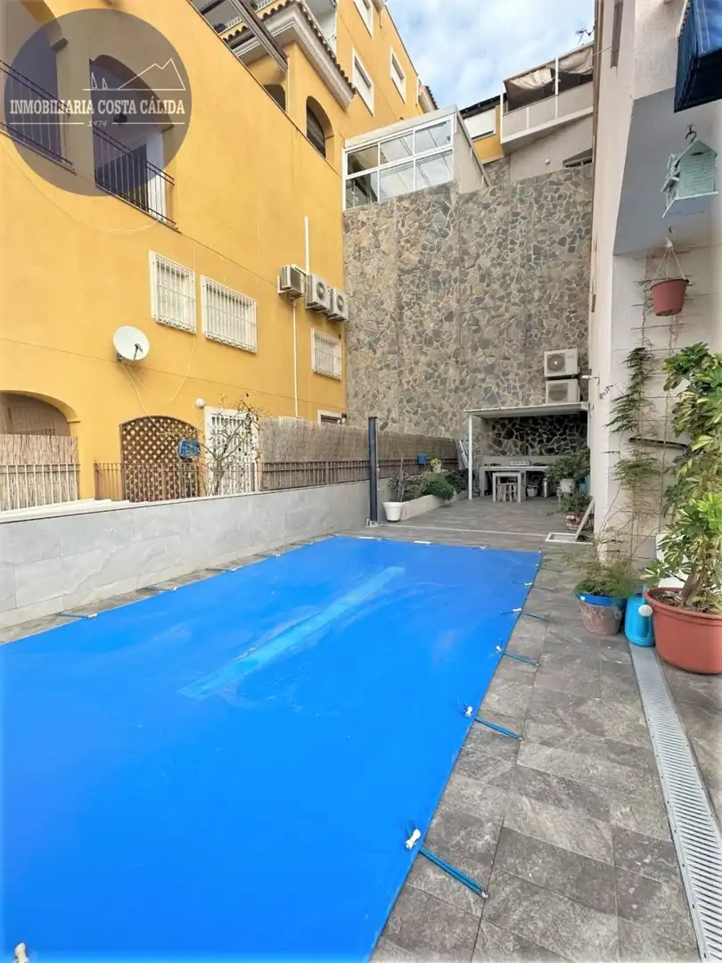 Piscina de Casa adosada en venta en Águilas con Aire acondicionado, Calefacción y Jardín privado