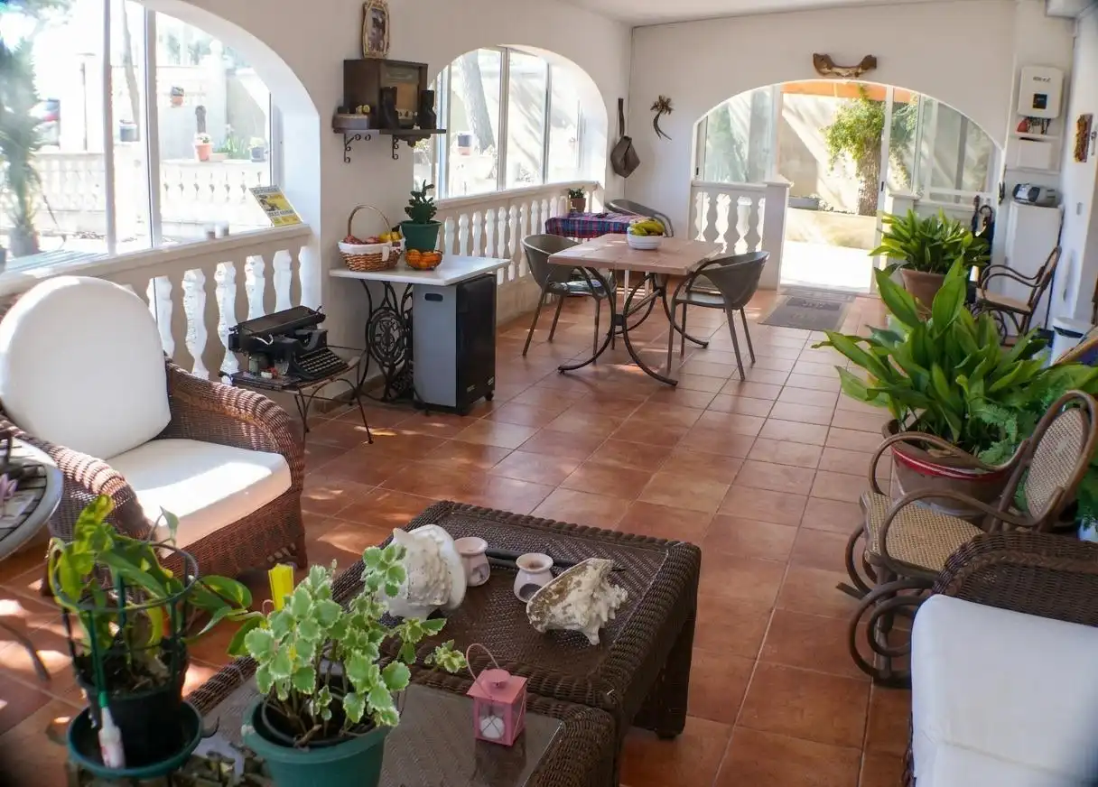 Terrassa de Casa o xalet en venda en Mogente / Moixent amb Aire condicionat, Calefacció i Jardí privat