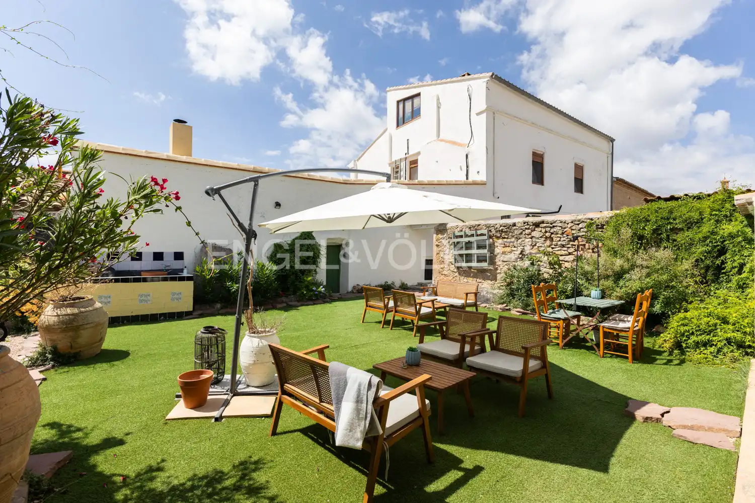 Terraza de Casa o chalet en venta en Alcublas con Aire acondicionado, Calefacción y Jardín privado