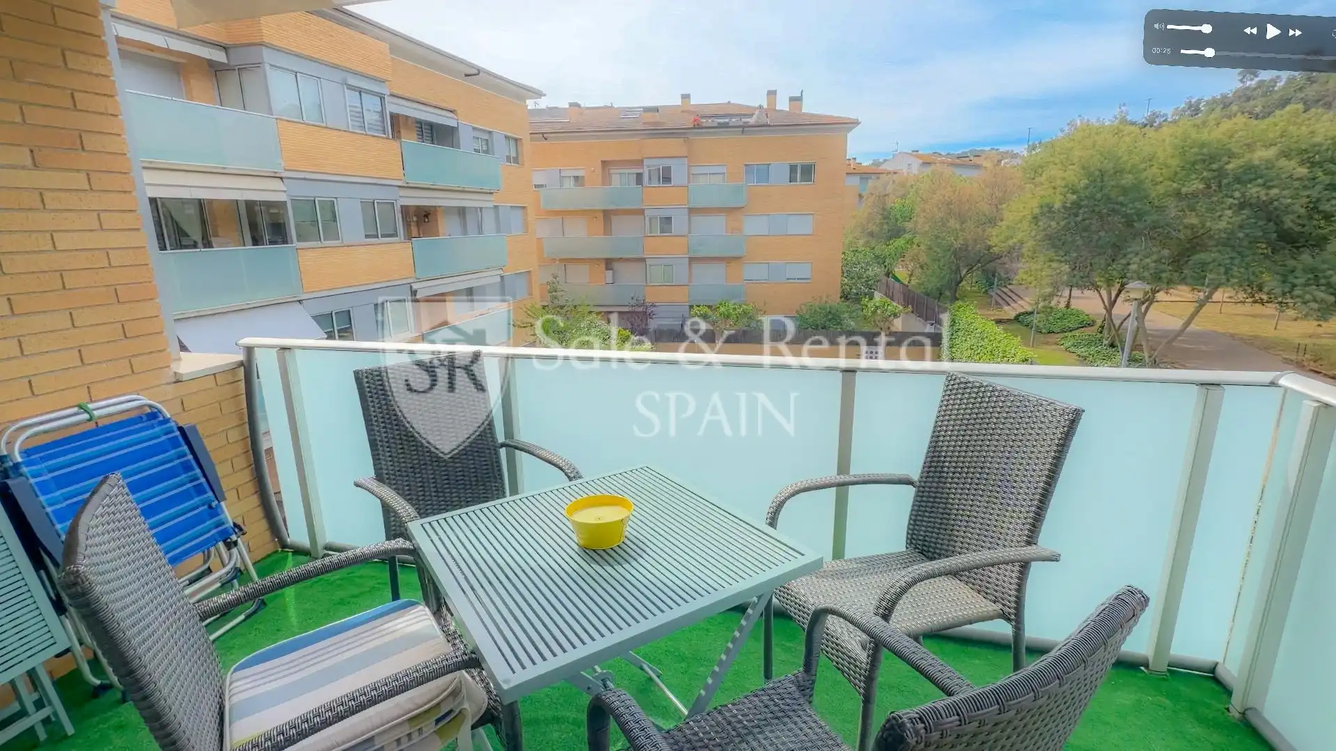 Außenansicht von Wohnung zum Verkauf in Tossa de Mar mit Klimaanlage, Heizung und Terrasse