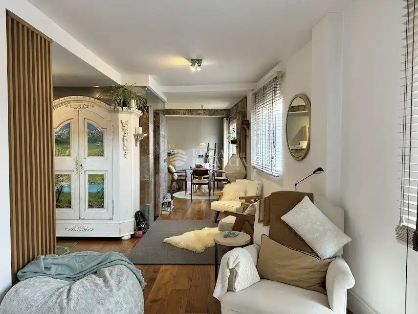Living room of Attic for sale in Navajas  with Air Conditioner, Heating and Terrace