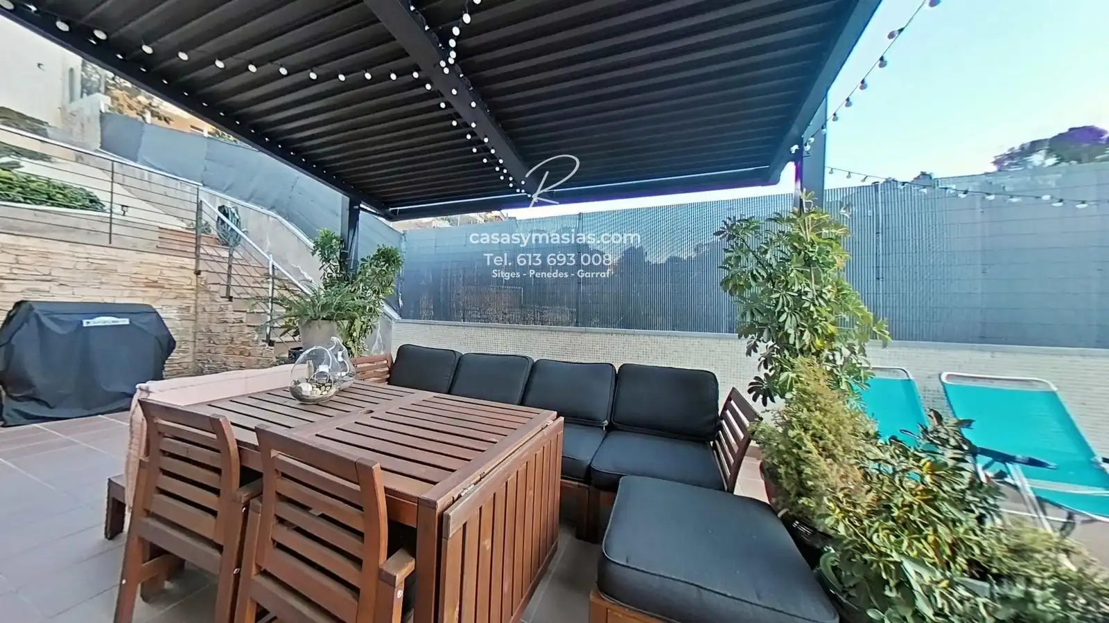 Terraza de Casa o chalet en venta en Vallirana con Aire acondicionado, Calefacción y Jardín privado