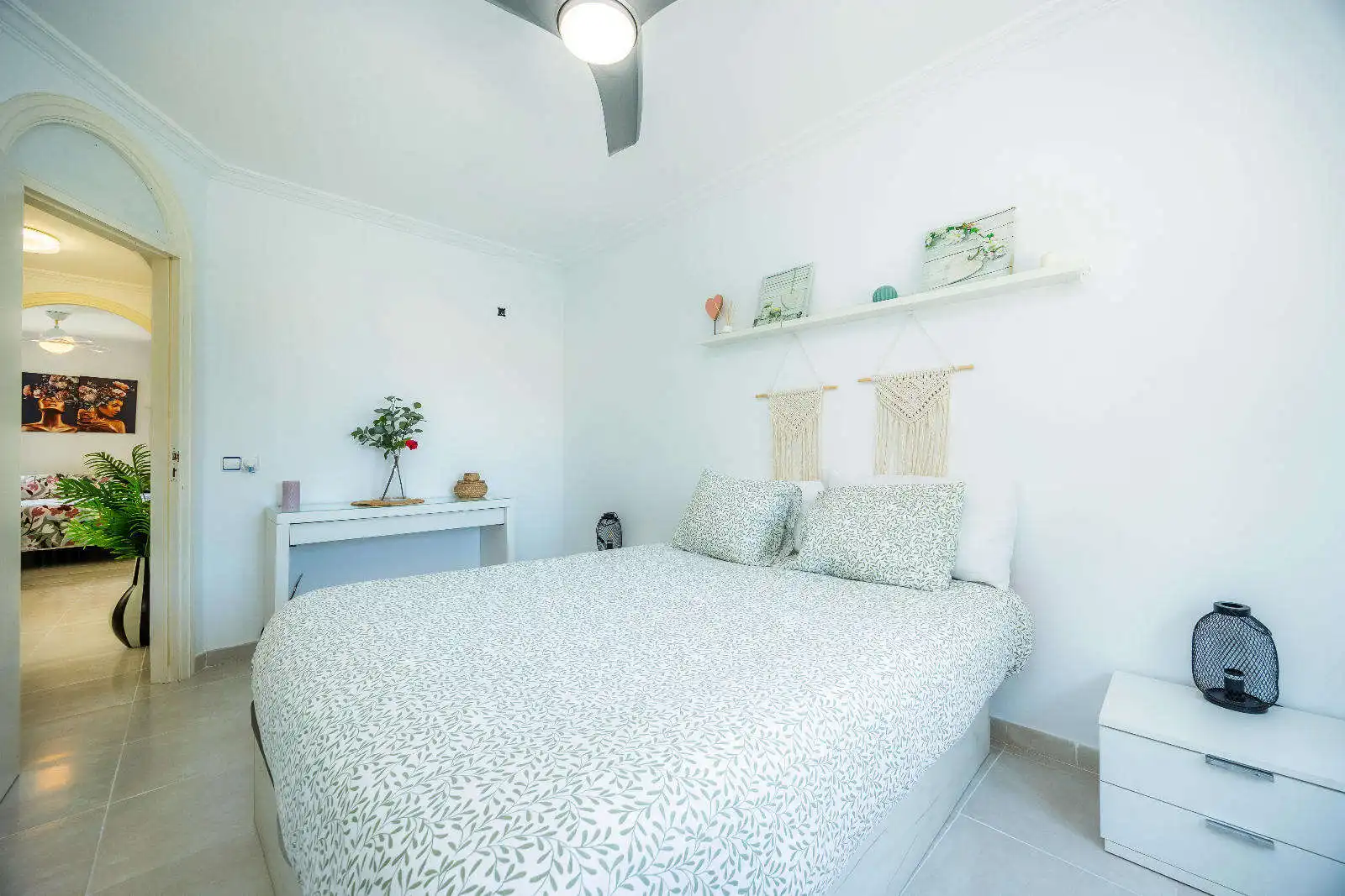 Schlafzimmer von Einfamilien-Reihenhaus zum Verkauf in Capdepera mit Klimaanlage, Terrasse und Möbliert