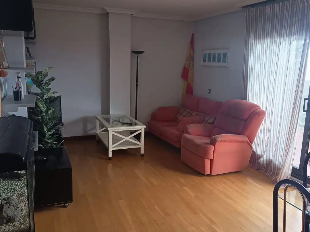 Sala de estar de Ático en venta en  Madrid Capital con Terraza