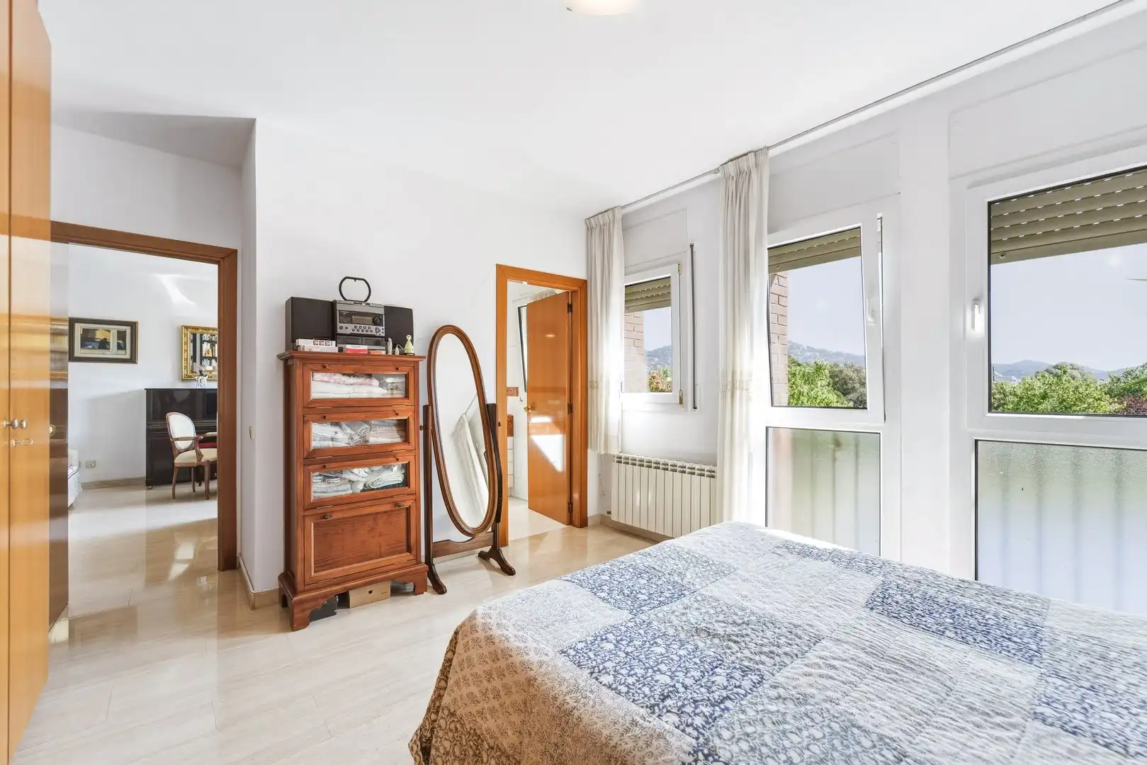 Schlafzimmer von Maisonette zum Verkauf in Lloret de Mar mit Heizung, Terrasse und Abstellraum