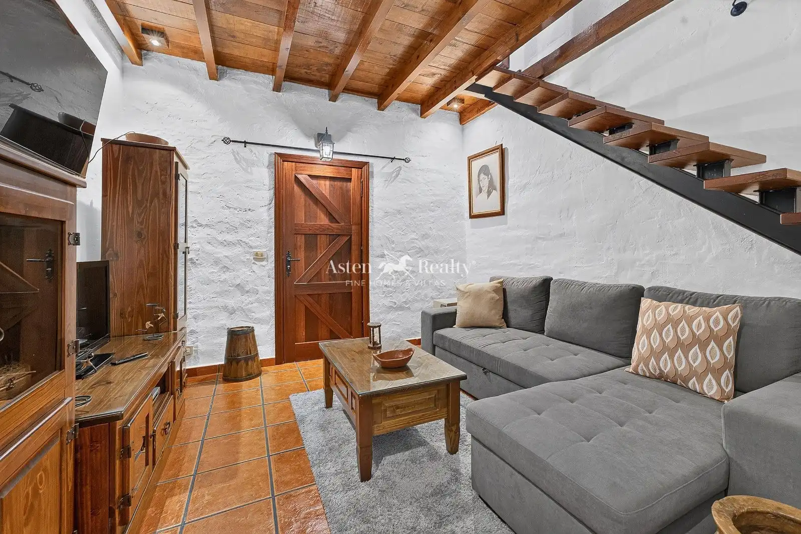 Living room of Houses for sale in Guía de Isora  with Air Conditioner, Private garden and Terrace