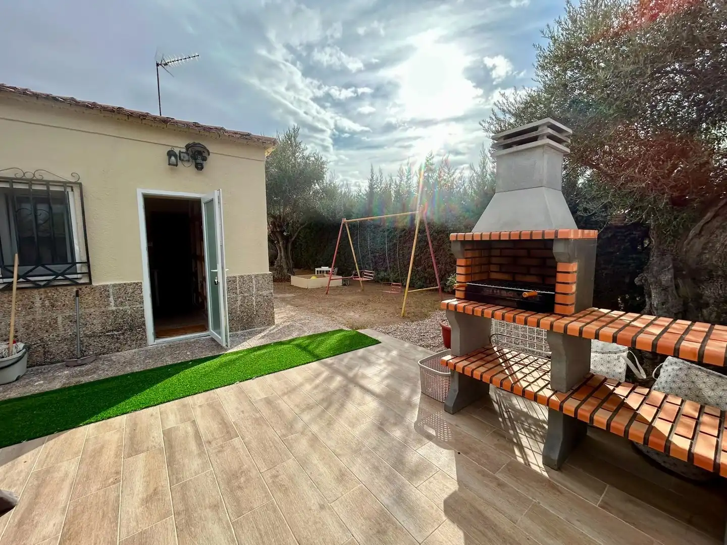 Terrassa de Casa o xalet en venda en Talavera de la Reina amb Aire condicionat, Calefacció i Jardí privat