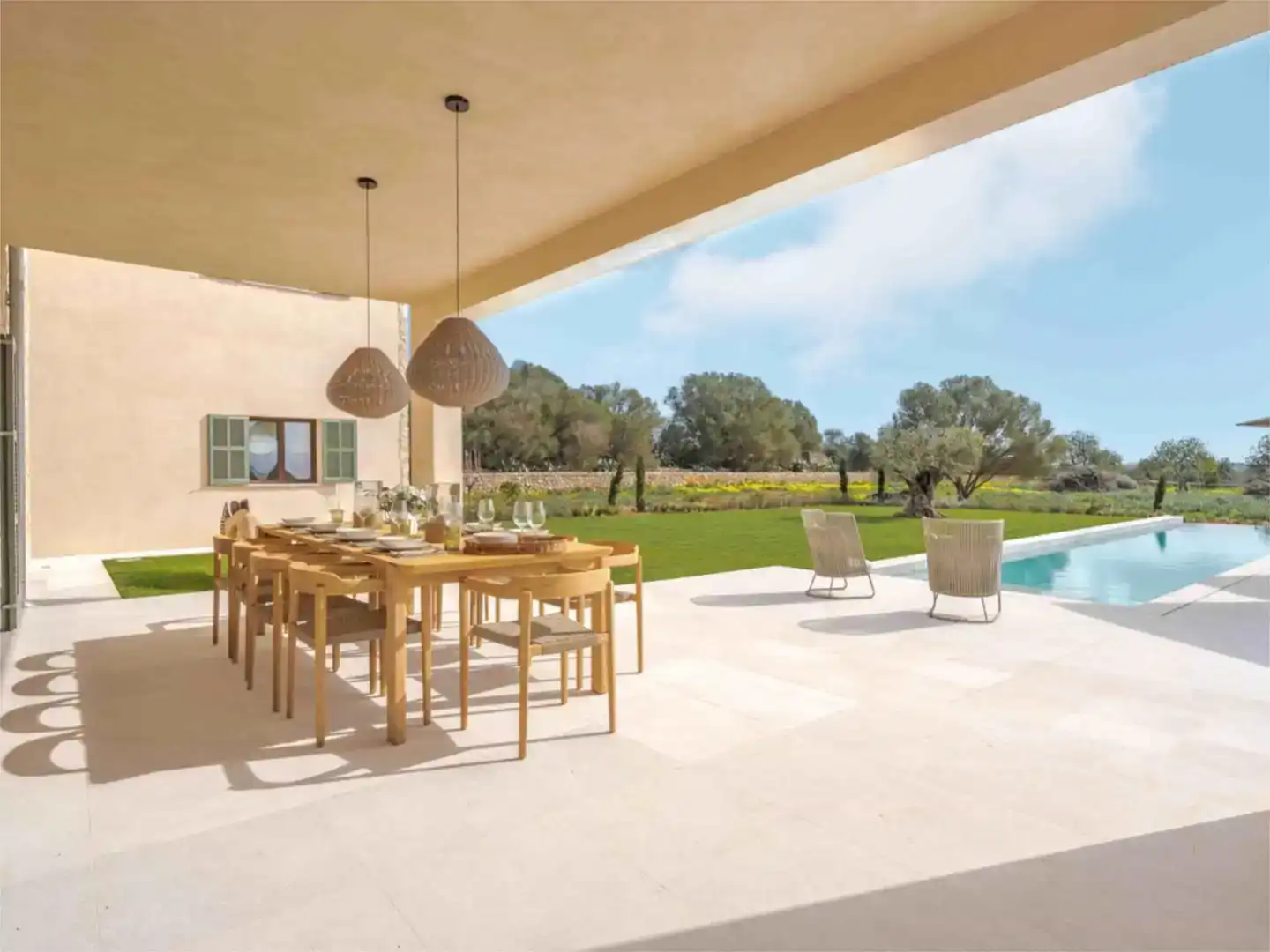 Terraza de Piso en venta en Santanyí con Aire acondicionado, Jardín privado y Piscina