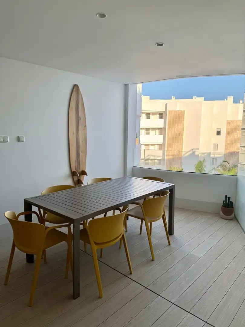 Terrace of Flat for rent in Motril  with Air Conditioner, Private garden and Terrace