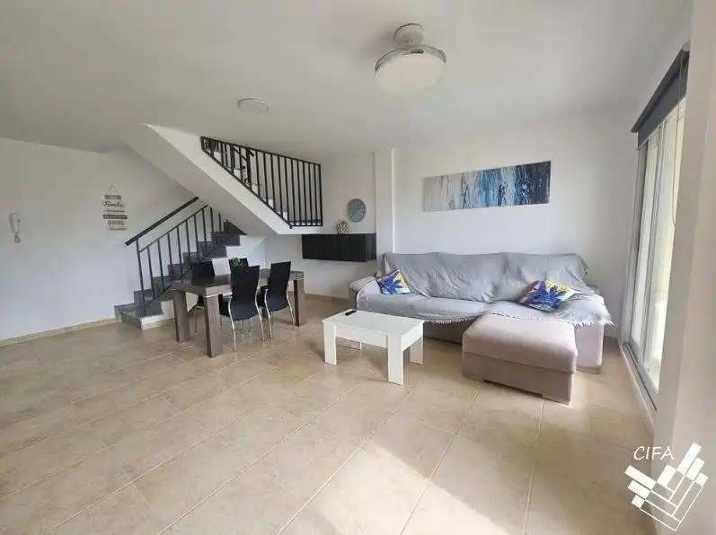 Sala de estar de Piso en venta en San Jorge / Sant Jordi con Aire acondicionado, Terraza y Amueblado
