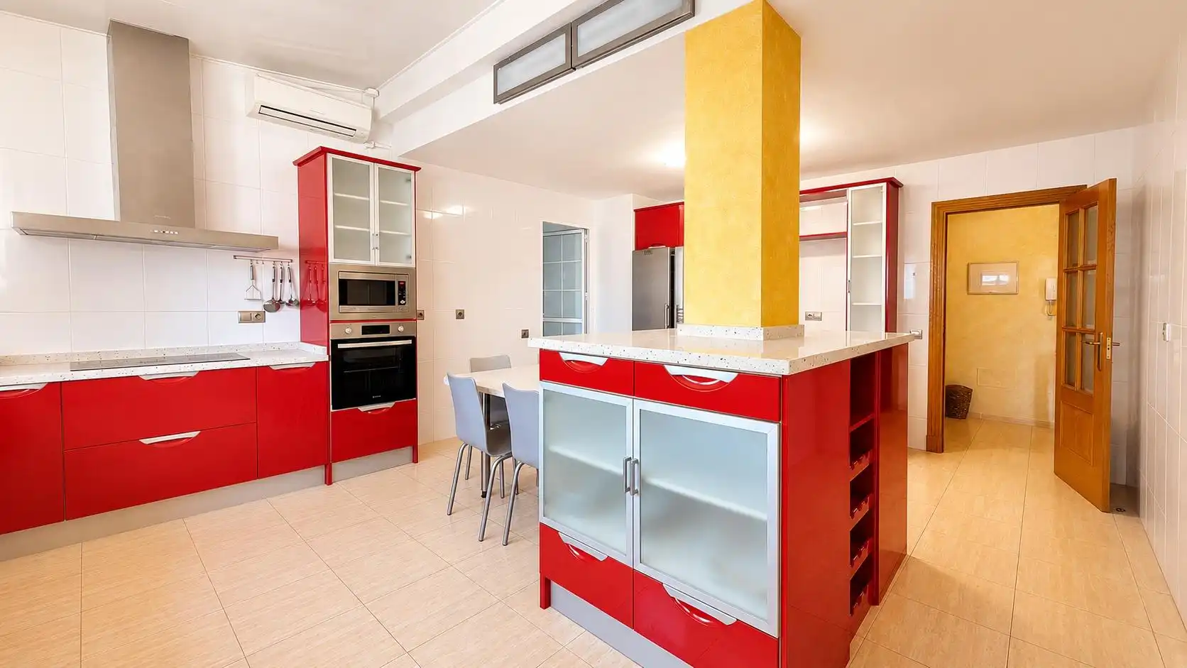Cocina de Ático de alquiler en Almería con Aire acondicionado, Terraza y Amueblado