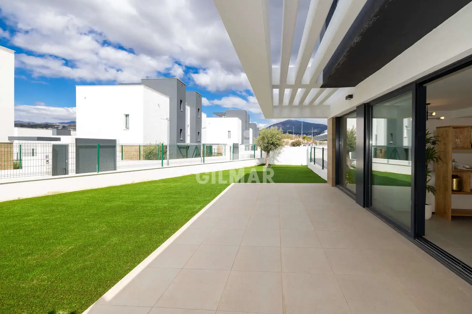 Terraza de Casa adosada en venta en Estepona con Calefacción, Jardín privado y Piscina