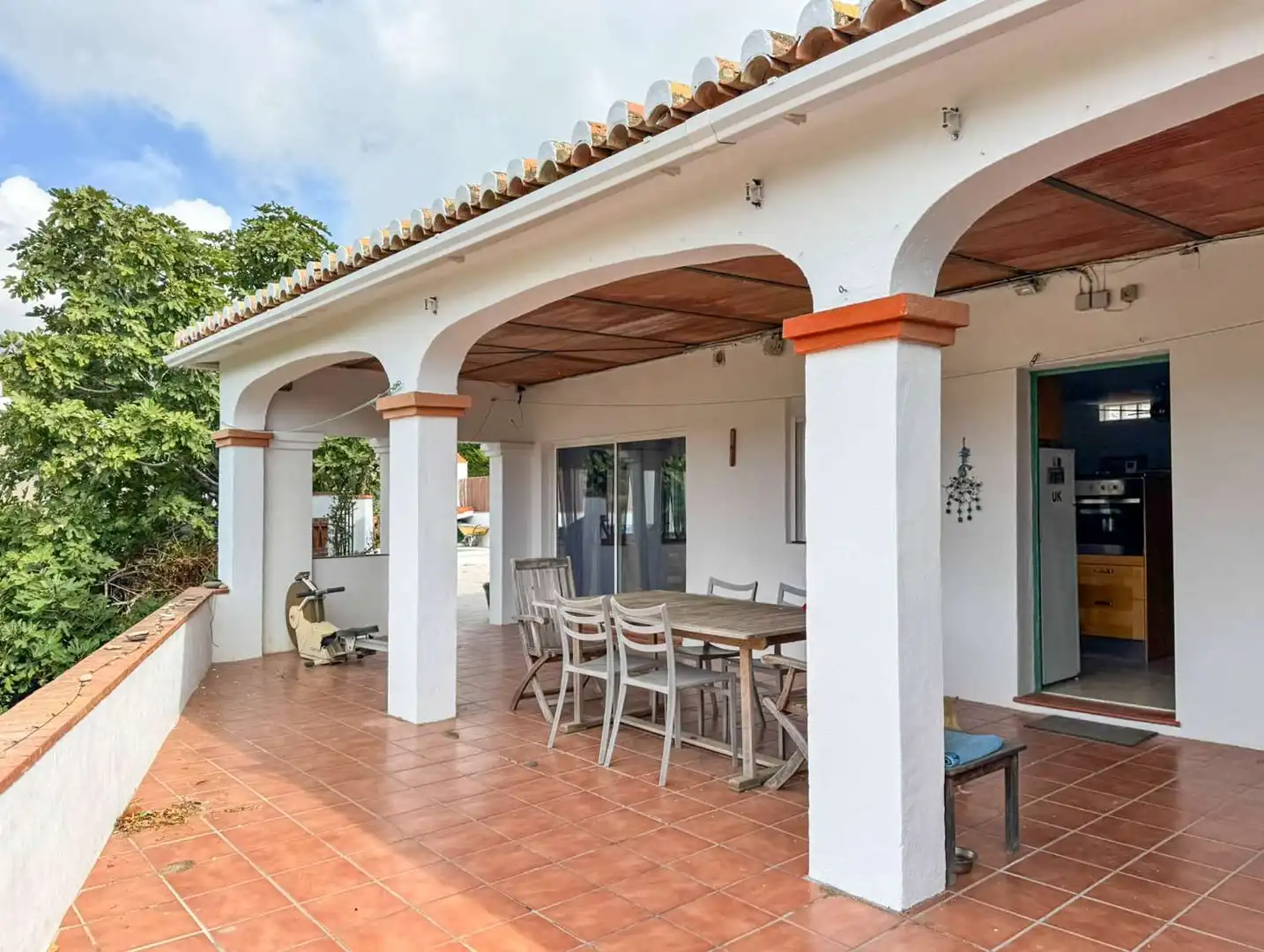 Terrasse von Country house zum Verkauf in Salobreña mit Klimaanlage, Terrasse und Abstellraum