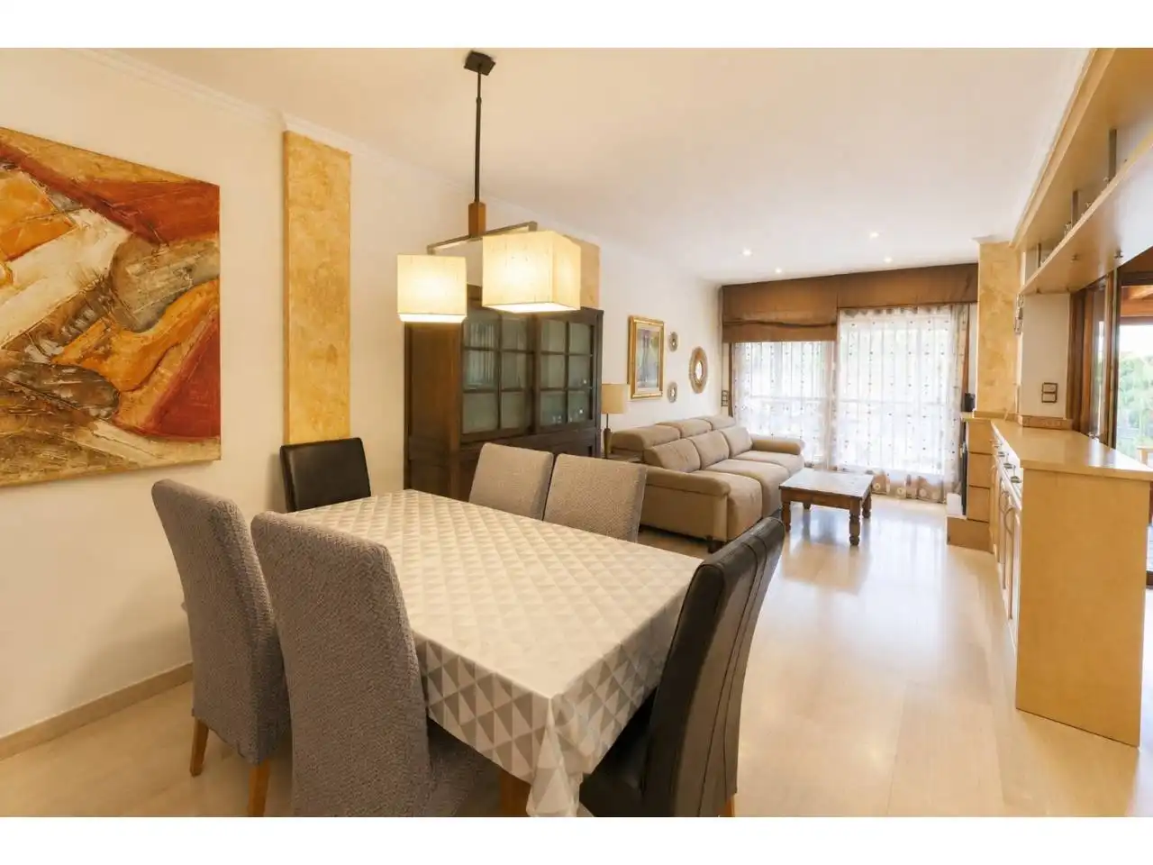 Dining room of Detached homes for rent in Mont-roig del Camp  with Air Conditioner, Terrace and Furnished