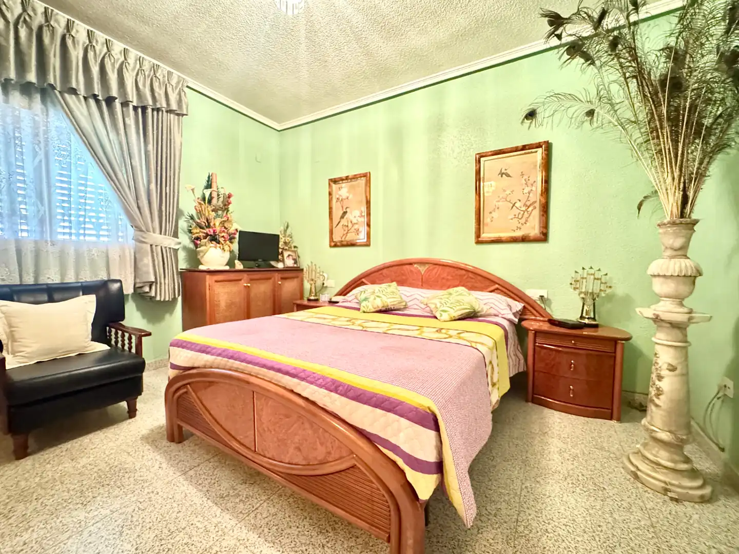 Habitación de Casa o chalet en venta en Moncada con Aire acondicionado, Jardín privado y Terraza