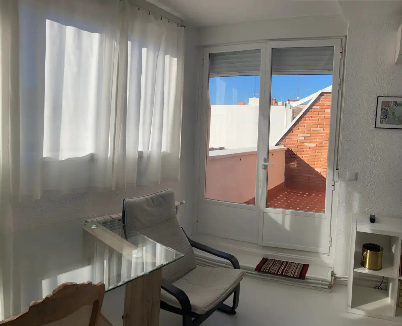 Balcony of Flat for rent in Arganzuela