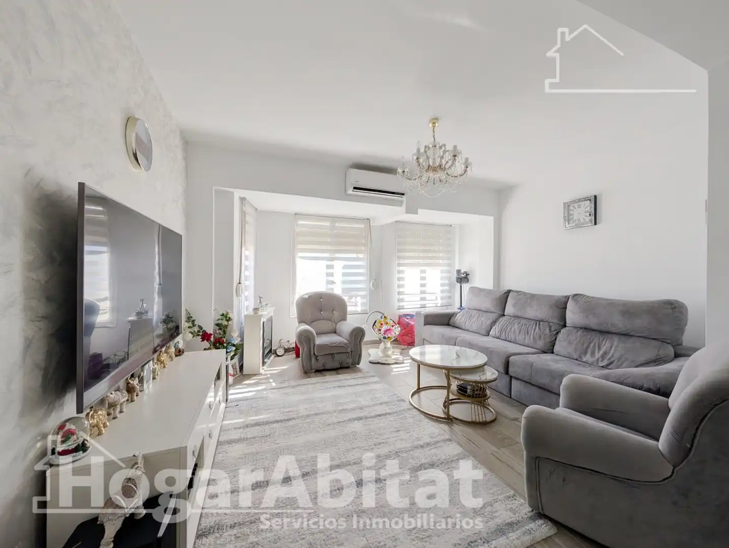 Wohnzimmer von Wohnung zum Verkauf in Santa Pola mit Klimaanlage, Abstellraum und Möbliert