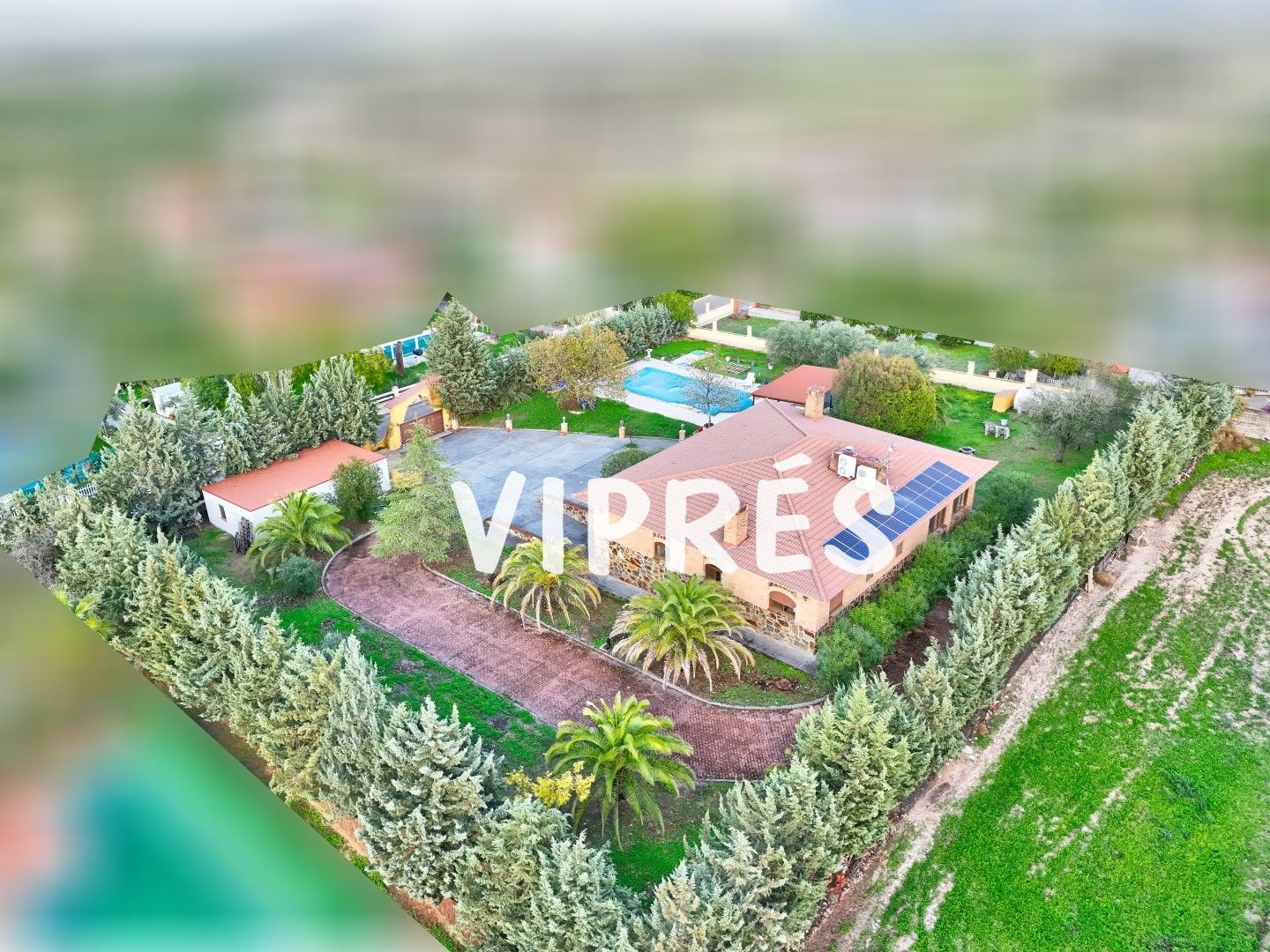 Exterior view of House or chalet for sale in Malpartida de Cáceres  with Air Conditioner, Heating and Terrace