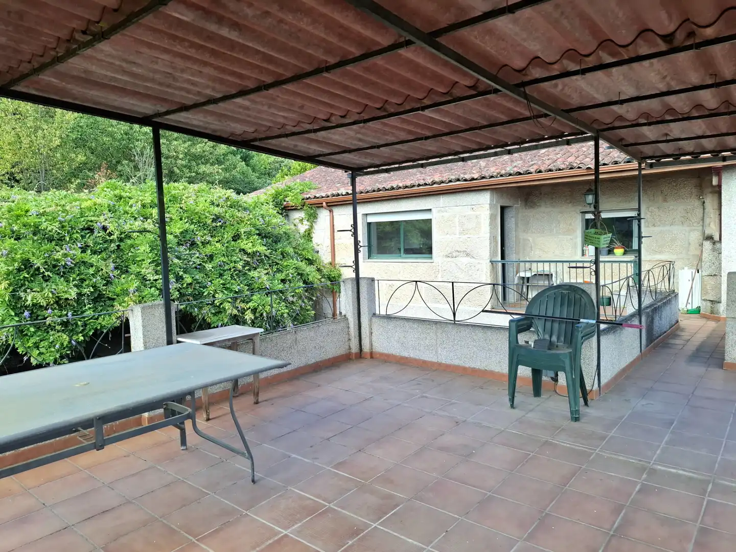 Terrassa de Casa adosada en venda en Ourense Capital  amb Calefacció, Jardí privat i Terrassa