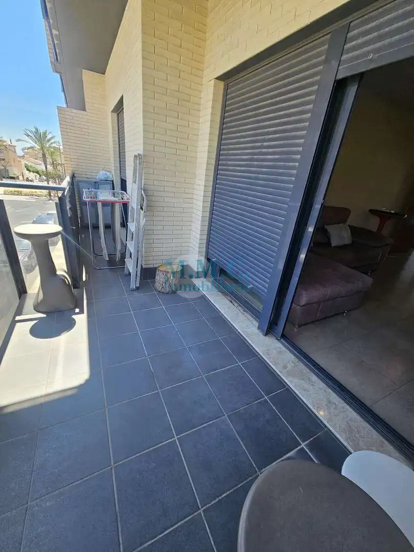 Balcony of Flat for sale in Roquetas de Mar  with Air Conditioner, Terrace and Furnished